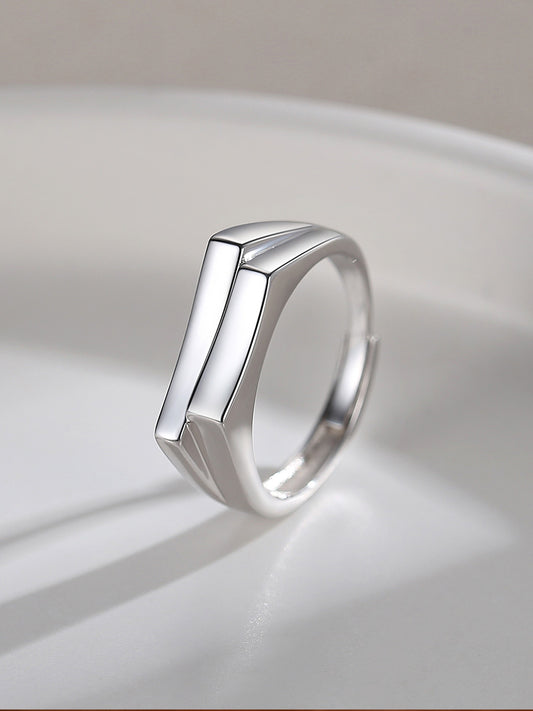 Elementary Silver Ring